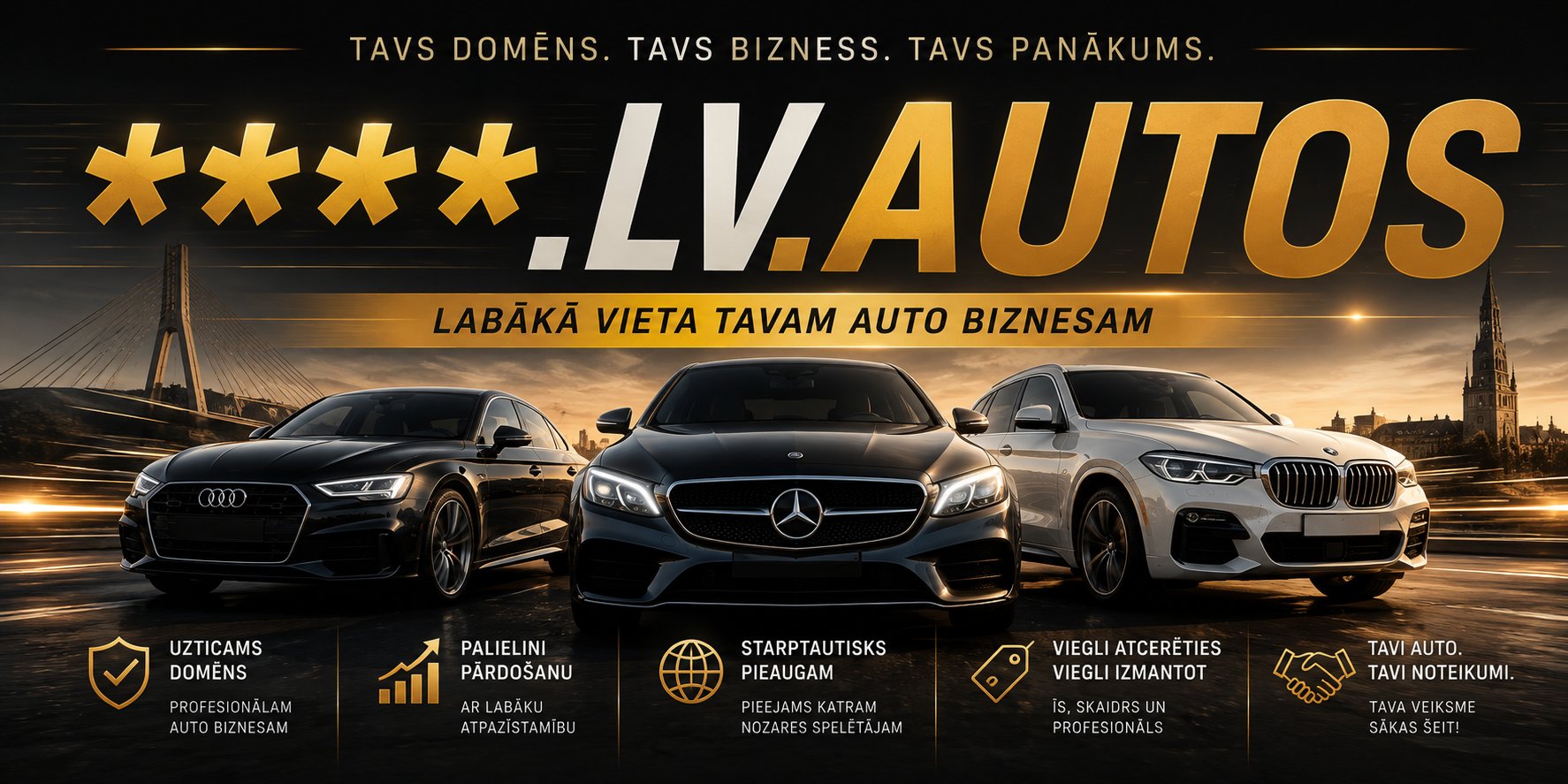 Promotional banner for lv.autos